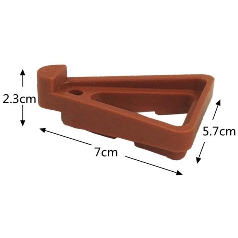 Pies de maceta para plantas de 12 piezas, elevadores invisibles de maceta para flores, combinación de bricolaje con dedos de los pies de Triple esquina, elevadores de maceta para plantador de flores