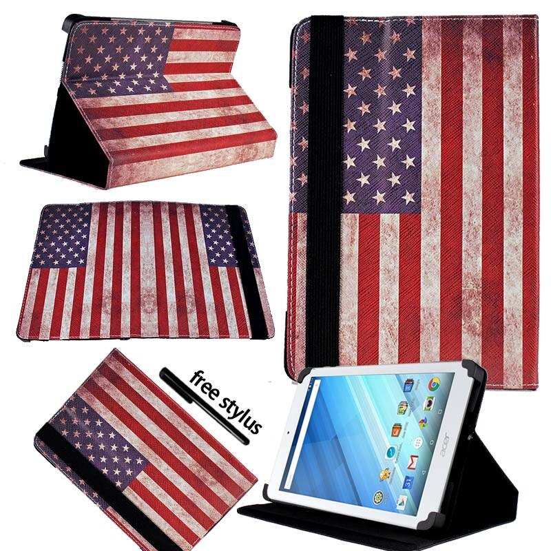 KK&LL para Acer Iconia One 8 pulgadas B1-810 B1-811 B1-850 B1-860 de cuero para Tablet inteligente
