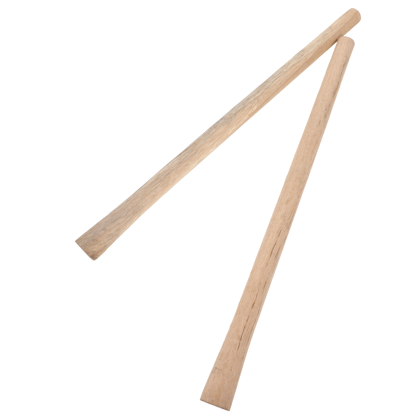2 Pcs Handle Replacements Garden Hoe Sledge Hammer Long Solid Wood Handles