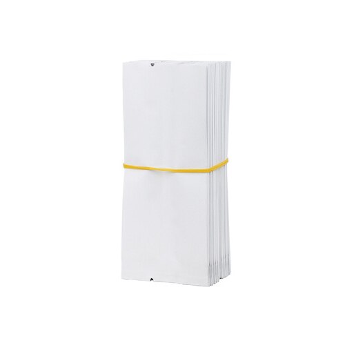 200 teile/los Tee taschen Reinem Aluminium Tasche Wärme Dichtung Verpackung Beutel Lebensmittel Kaffee Tee Tasche 13*5.5*2,5 cm: WHITE
