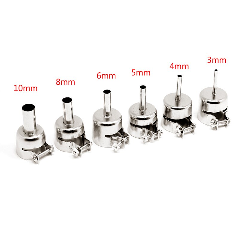 3/4/5/6/8/10mm 850 buses circulaires Air reprise Reflow Station de soudure 6 pièces/ensemble