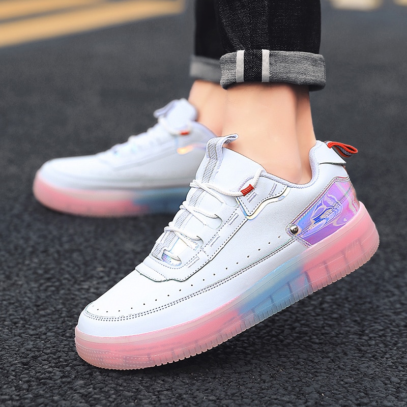 Damskie buty do tenisa Tenis Feminino marka Sneaker Student Outdoor Jogging Fitness Lady płaskie buty sportowe Tenis Plataforma obuwie 7