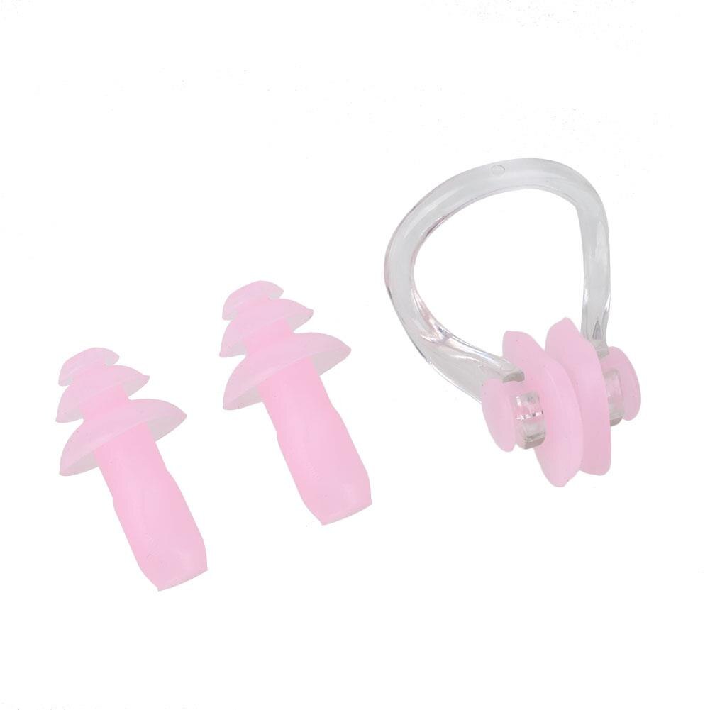 Tapones para los oídos resistentes al agua, pinza nasal de silicona tapones para proteger los oidos al nadar, juego suave