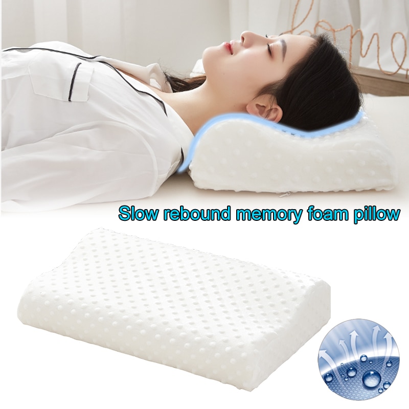 Memory Foam Kussen Ergonomische Bed Kussen Trage Rebound Orthopedisch Kussen Voor Nekpijn Slapen Gq: Default Title