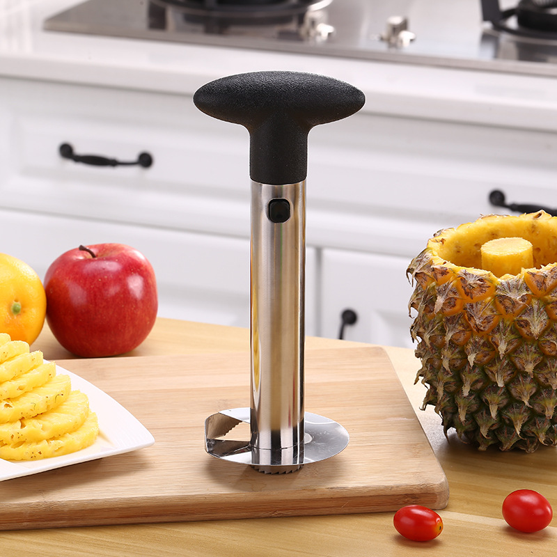 1Pc Rvs te gebruiken Ananas Peeler Accessoires Ananas Snijmachines Fruit Mes Cutter Corer Slicer Keuken Gereedschap