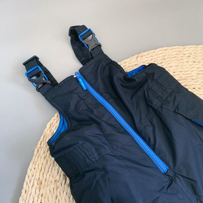 Pantalons de Ski pour enfants, salopette coupe-vent imperméable pour garçons, vêtements de Ski épais et chauds pour l&#39;extérieur