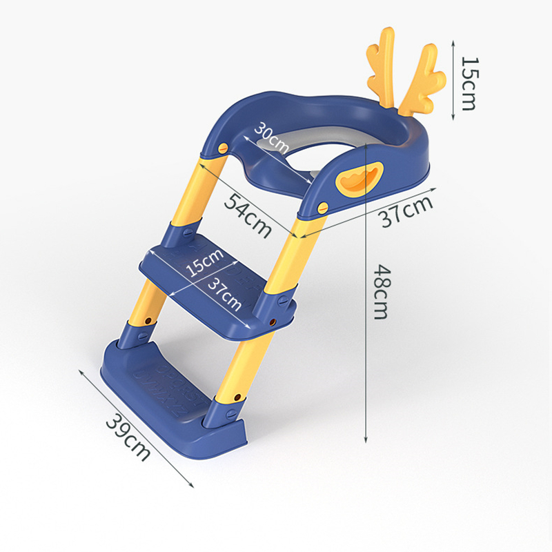 Kinderen Wc Trap-Stijl Jongens Meisjes Baby Ladder Vouwen Pot Met Kussen Kids Huishoudelijke Potje Urinoir Verstelbare Stap kruk