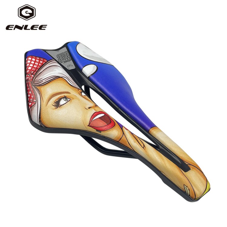 Ultralight Breathable Full Saddle Bicycle Vtt Racing Seat Wave Road Bike Saddle for Men Sans Cycling Seat Mat Bike Spare Parts: style B