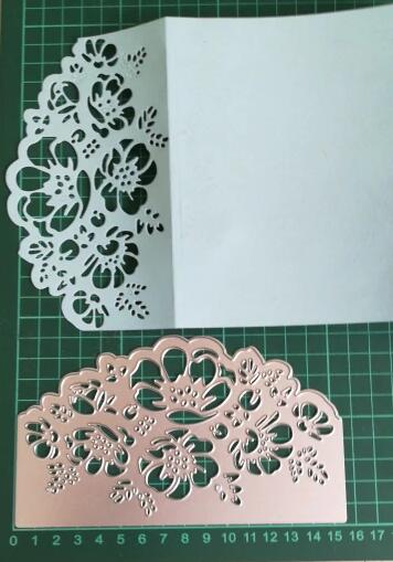 Floral Edge Border Metal Cutting Dies For DIY Scrapbooking Photo Album Embossing Paper Wedding Cards Making Decorative Crafts