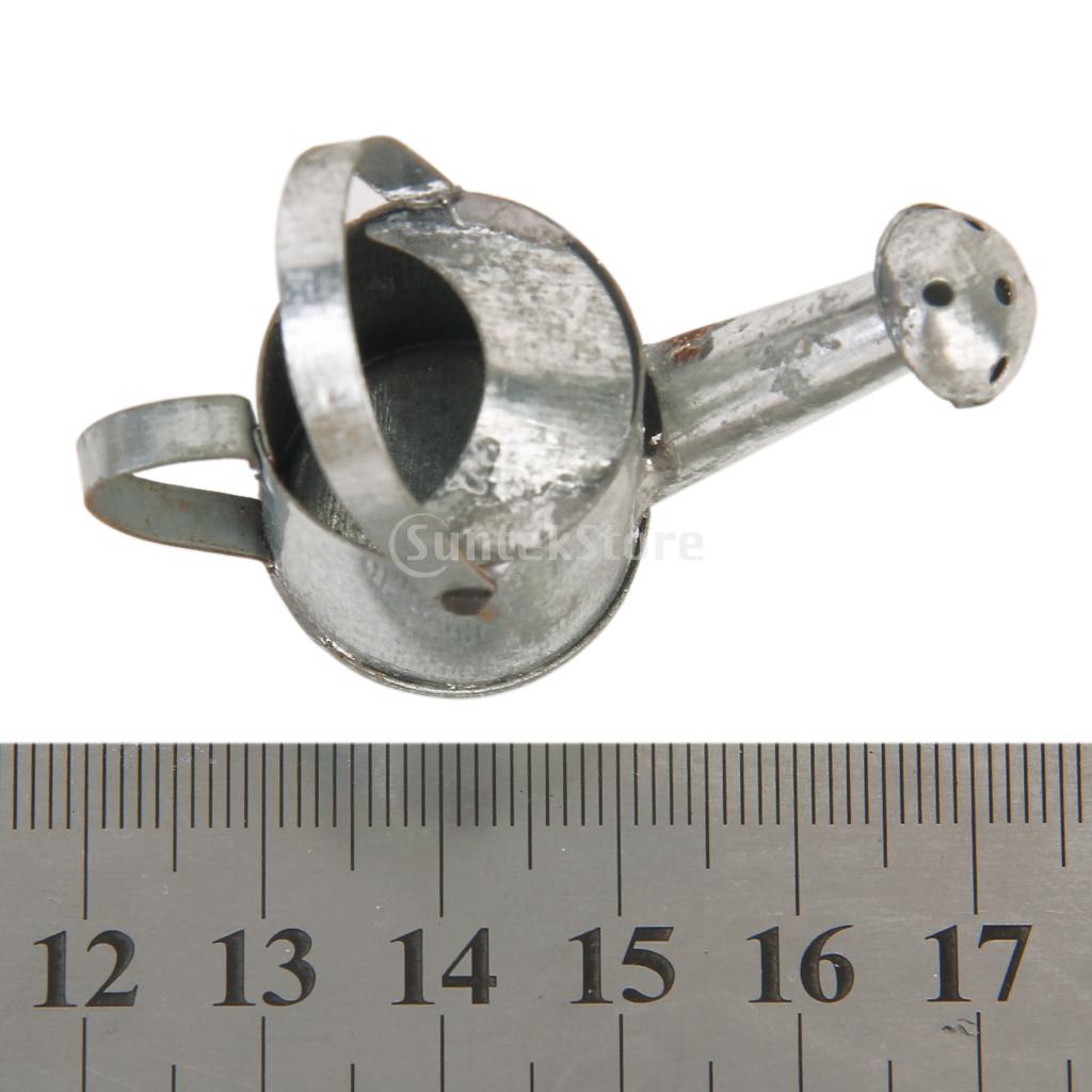 1:12 domek dla lalek mini metal podlewanie zabawki dla dzieci może rękodzieła Model roślina podlewanie ogród dekoracja robić domku dla lalek akcesoria