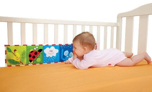 1-12 miesięcy zabawki dla dzieci książki z tkaniny Multi zwierzę zderzak Podkładka zabawki wiedza wokół wielofunkcyjnej zabawy i kolorowe łóżko pościel dla dzieci: biały