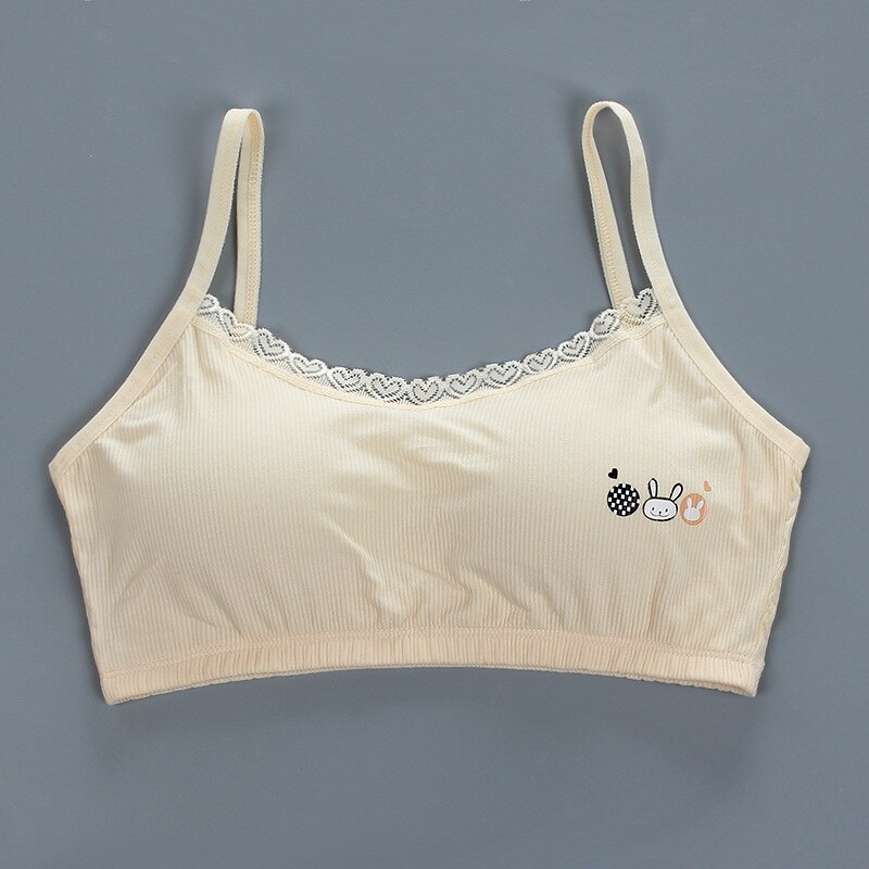 Soutien-gorge en dentelle pour filles de 13 à 18 ans, sous-vêtements doux, accessoires pour filles, 16, 18, respirant, pour adolescentes: Skin