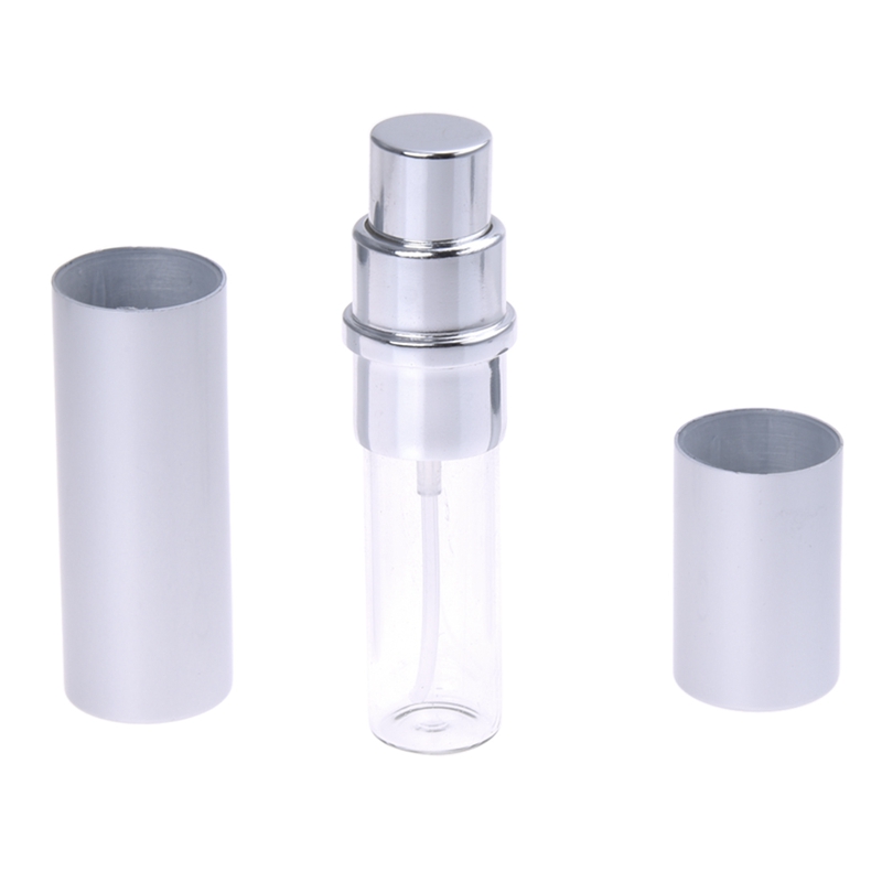 5 Ml Zilver Reizen Parfum Aftershave Verstuiver Verstuiver Spray Fles