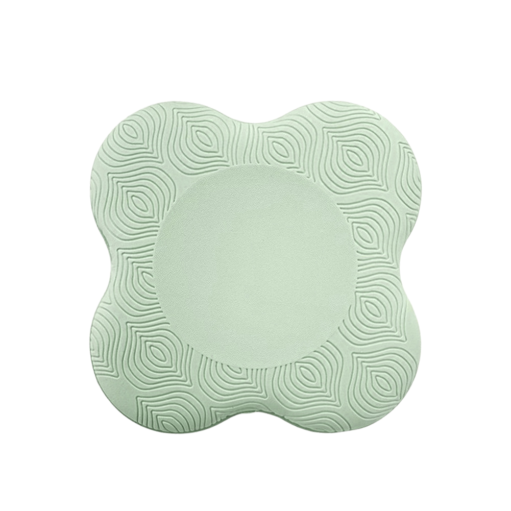 Rodillera gruesa para Yoga, cojín para muñeca, caderas, manos para pierna, brazo, codos, ejercicio de equilibrio, Fitness, Pilates, esterilla de Yoga, tablón, estera de TPE: Verde