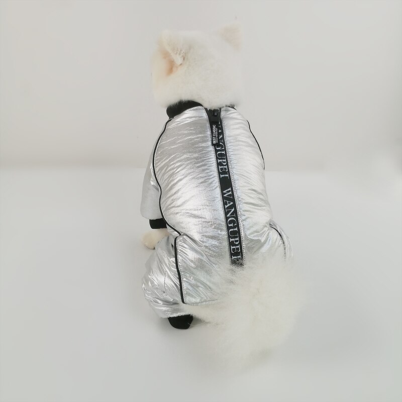 Vinter jacka för hund, mjuk fleece, varma kläder för hundar vattentäta valp jumpsuits chihuahua fransk bulldog bomull kläder