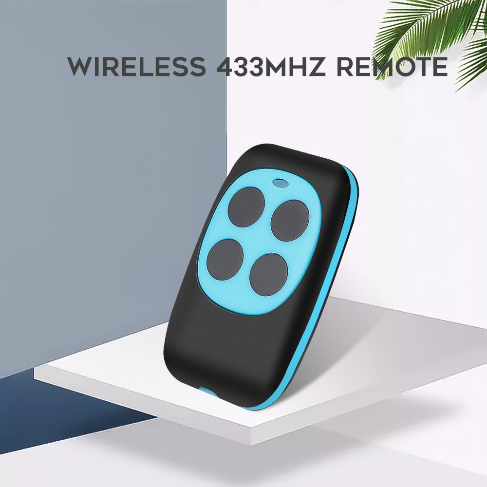 Powielacz pilota RF do drzwi garażowych 433 MHz chwytacz kodów klon bramy brelok do kluczy polecenie nadajnik ręczny 4 przyciski wodoodporny