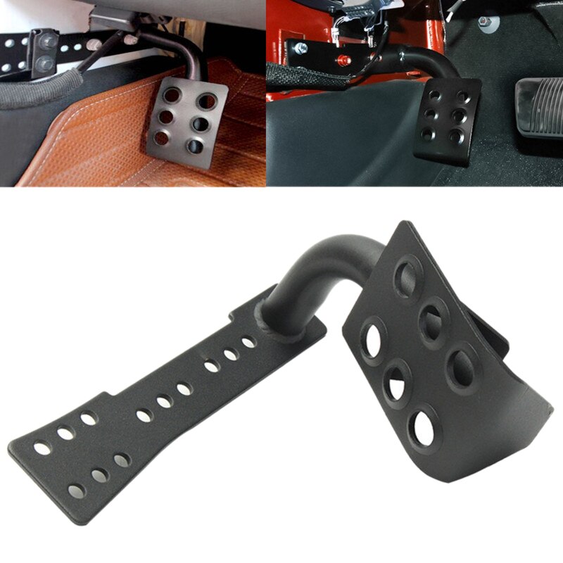 Steel Dead Pedal Left Side Foot Rest for Jeep Wrangler JK Unlimited 2007 Rubicon Sahara x Off Road Sport Accessories