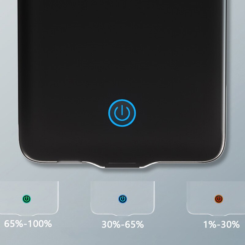 7000mAh Ladegerät fallen für Samsung S10 S10Plus S10e S9 Plus S20Ultra S20 Plus Telefon Abdeckung Ladung fallen Externe Energie