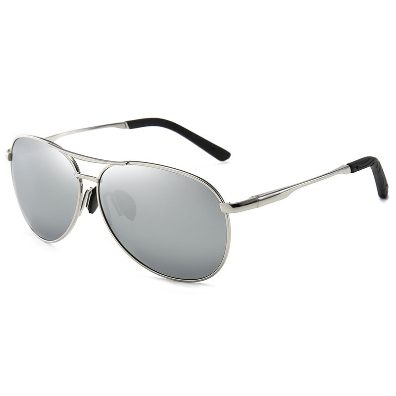 MYT_0252 Luchtvaart Metail Frame Gepolariseerde Zonnebril Mannen Zonnebril Vrouwen Piloot Mannelijke Zonnebril Rijden: C6 Silver Mirror