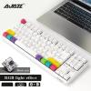 K870T 87 Keys RGB Wirele sbluetooth Dual Mode Gaming Mechanical Keyboard for pc Gaming Keyboards for Tablet Desktop Mechanical: B