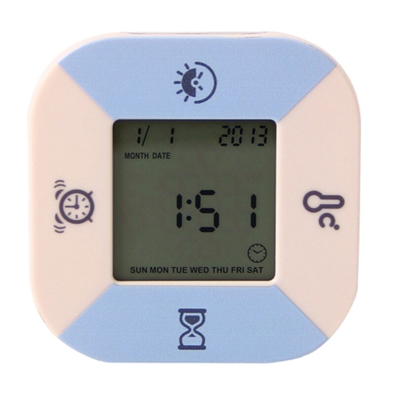 Countdown Timer Flip Timer Time Management Tool Temperature Alarm Clock Calendar Date Digital Display Multifunction R9UF