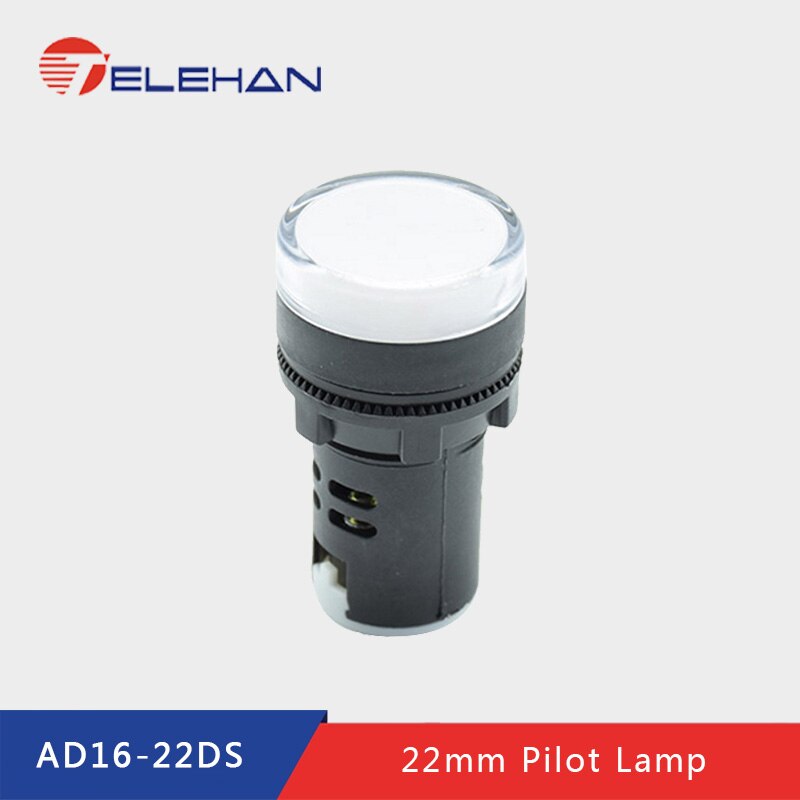 AD16-22DS, 12/24/48/110/220/380V AC/D, Dia 22mm pilot lamp, indicator lamp, signal lamp, signal indicator, panel indicator