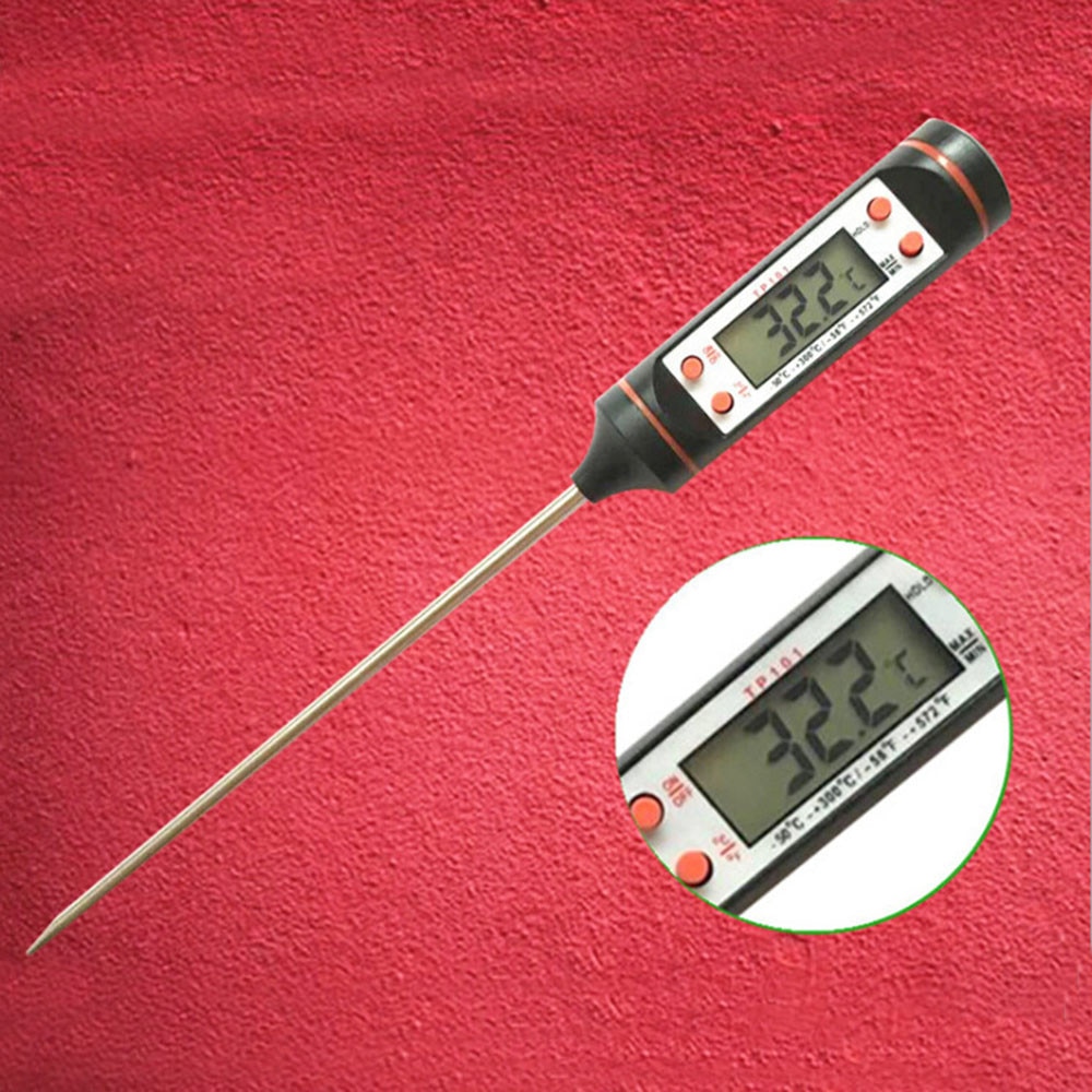 Nauwkeurige Keuken Bbq Digital Probe Elektronische Thermometer Barbecue Voedsel Taart Vlees Koken Termometer Temperatuur Meetinstrument: Default Title