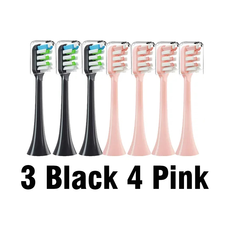 per Xiaomi SOOCAS X3 X5 X3U X1 V1 V2 SOOCARE Testa Setole Ugelli di Ricambio con Tappo anti-polvere sonoro Spazzolino Elettrico Teste: MULTI