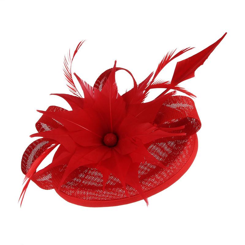 Sombrero de novia para , tocado de novia, tocado de boda, tocado, sombrero de boda al por mayor, sombrero de boda para mujer, pinza de cabeza, boda: Red
