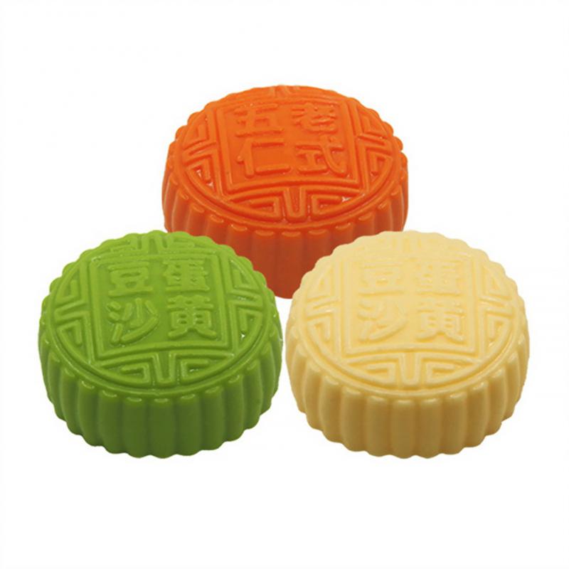 1 Pc Simulatie Maan Cake Model Maan Broodjes Lastig Speelgoed Ontluchten Zachte Squishy Squeeze Toy Mid Herfst Venster Voedsel decoratie