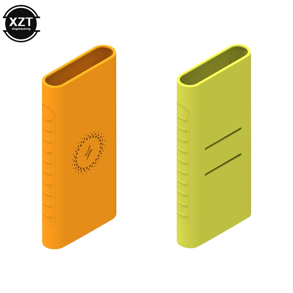 Funda protectora de silicona de Color sólido para Xiaomi Powerbank 10000mAh PLM11ZM WPB45ZM PLM13ZM PB100DZM