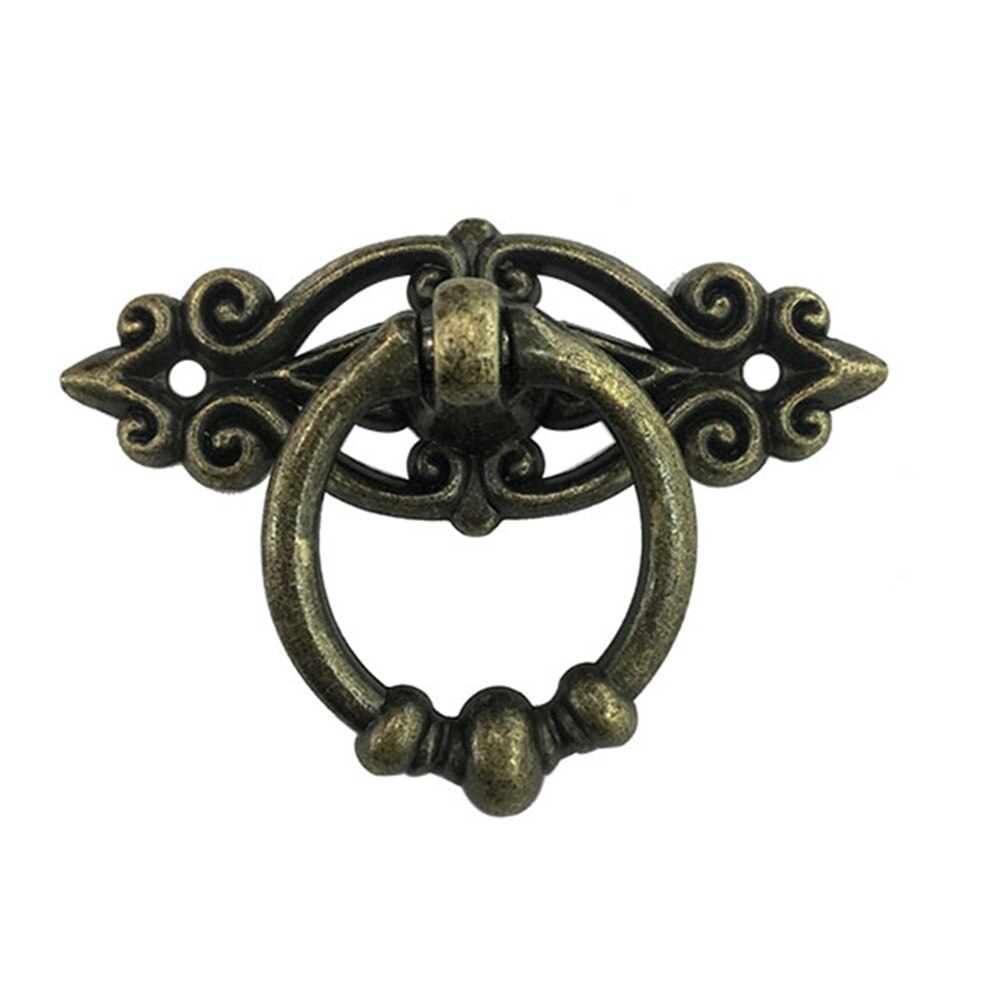 Retro Liga de Zinco Cozinha Móveis Puxadores de Gaveta Do Armário Maçaneta Da Porta Do Armário Hardware Puxar Lida Com Bronze Antigo Tone + Parafuso: Type 2