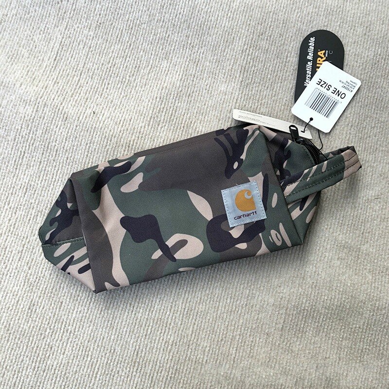 Neceser de viaje para mujeres, bolsos de maquillaje para mujeres, organizador de artículos de tocador de coche, Color sólido, estuche de almacenamiento: Camouflage