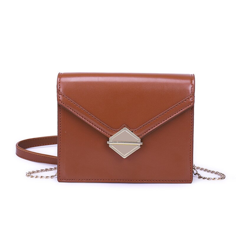 Women's Bag Mini Bag Lock Buckle Shoulder Bag Square Sling Bag All-match Chain Messenger Bag YUBAI