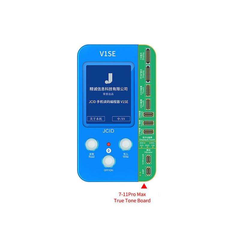 Programador de lectura de código de teléfono JC V1SE para teléfono serie 7-14, herramienta de lectura SN con huella dactilar, placa de reparación de prueba