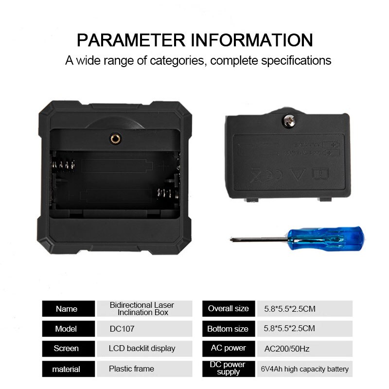 360 Graden Digitale Niveau Gradenboog Inclinometer Magnetic Digitale Hoek Gauge Met Backlight Precisie Niveau Doos Meetinstrument