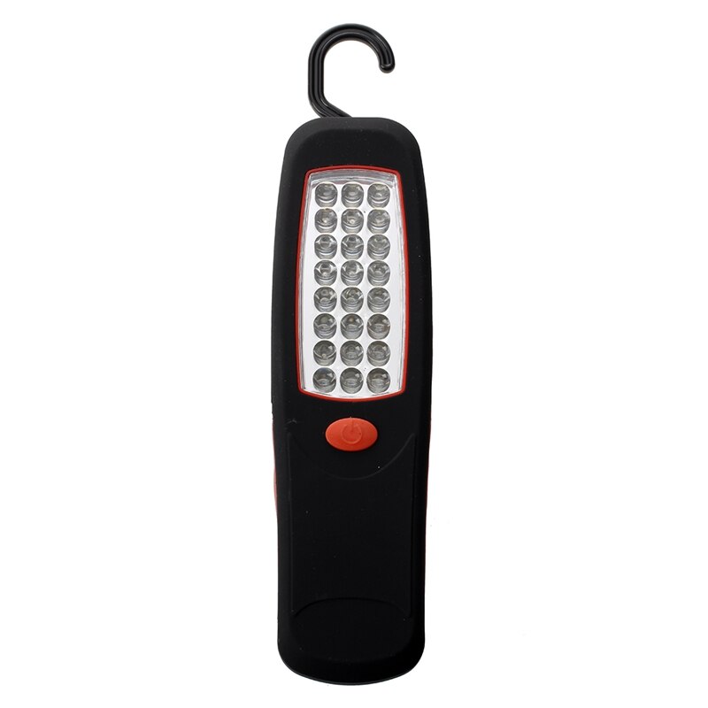 24 Led Verlichting Hook Opknoping Emergency Batterij-Zwart