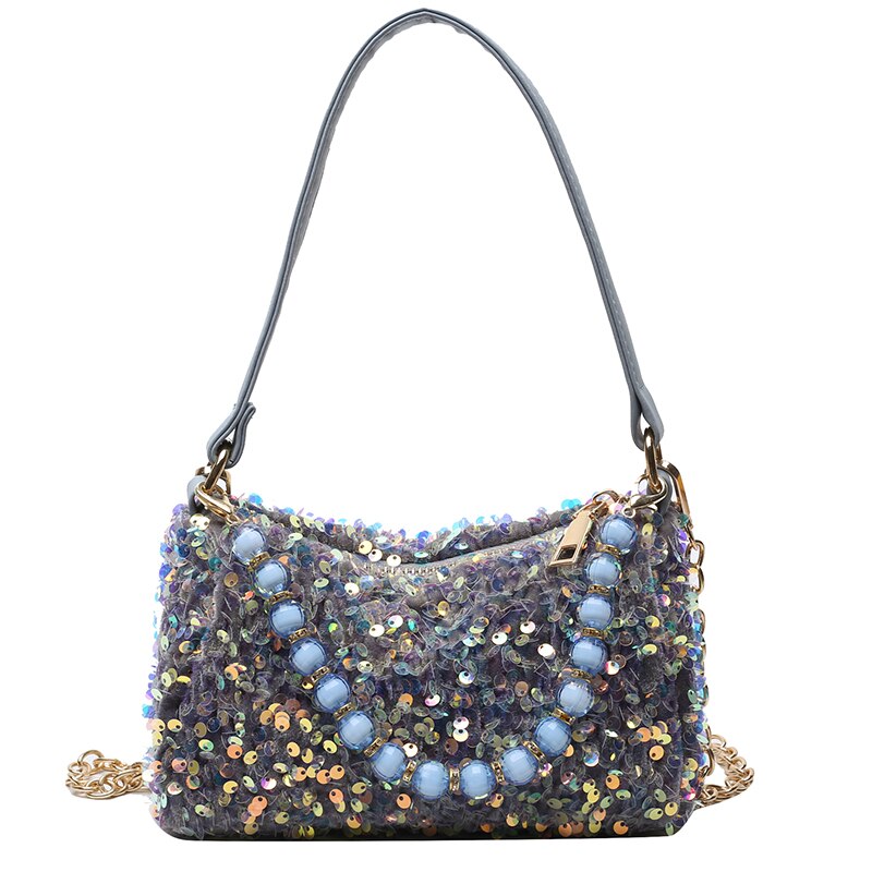 Paillettentaschen für damen, schultertaschen, luxuriöse perlenhandtaschen, damentaschen