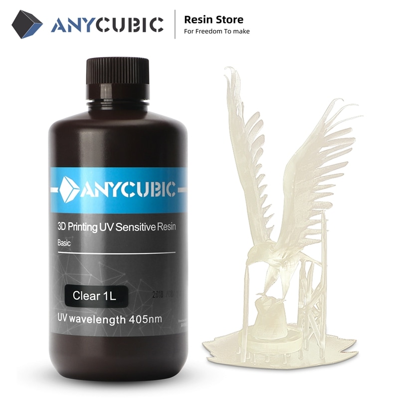 ANYCUBIC Photon 405nm 1L Resin for Photon S 3D Printer LCD UV Sensitive Resin Liquid Printing Material Photosensitive UV Resin
