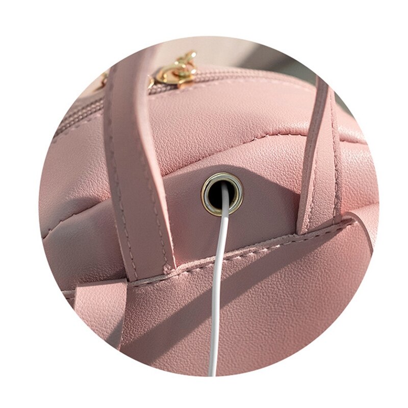 Mini rugzak kleine diagonale tas leren rugzak schattige strik rugzak dames portemonnee