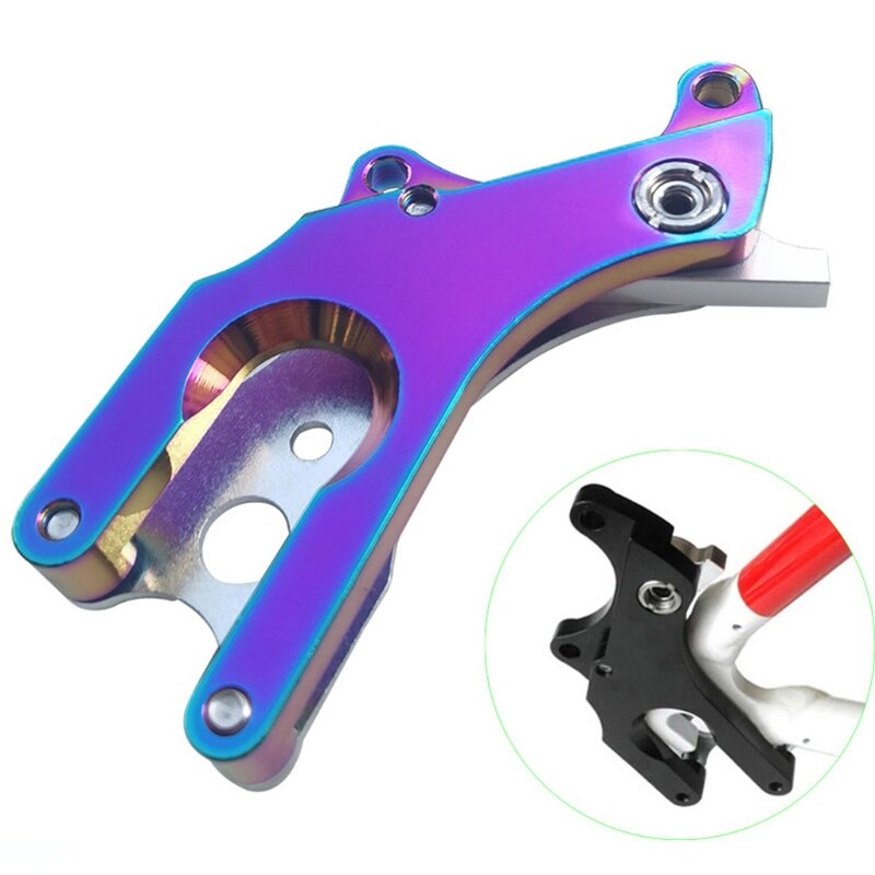 Bicycle Disc Brake Adapter, Fixture Bicycle Brake Adapter Replacement without Mounting Disc