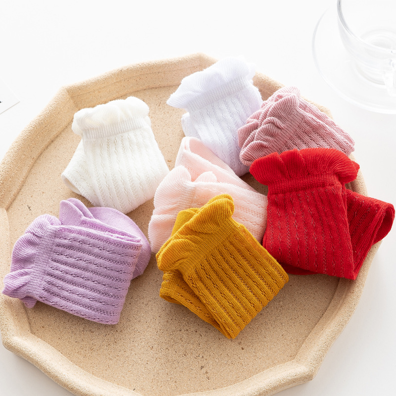 Algodão macio do bebê da menina collants verão da criança crianças meia-calça laço flor do bebê collants para recém-nascidos perna mais quente meias 2 par/lote