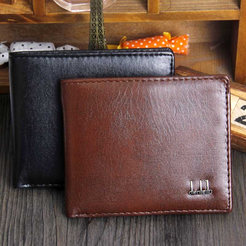 Mannen Bifold Zakelijke Lederen Portemonnee Mannen ID Credit Card Holder Purse Zakken Mannelijke Portemonnee Kaarthouder Carteira 20WD5