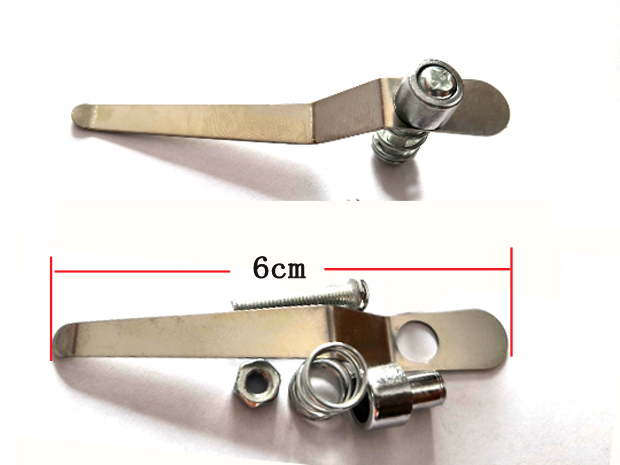 2pcs Stereo Biological Microscope Stage Presser Holder Slides Clips Stainless Steel: 6CM