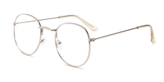 Unisex Classic Gold Metal Frame Glasses Women Men Classical Computer Round Frame Glasses for Reading