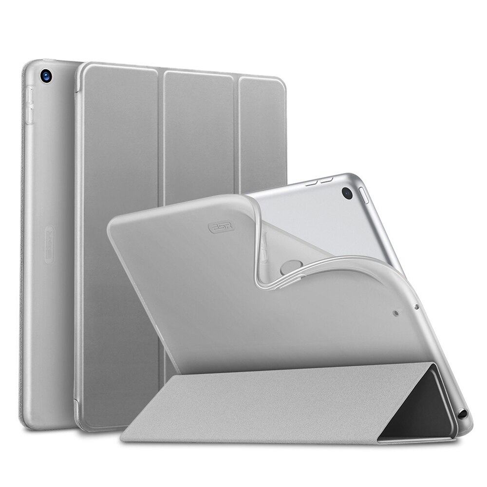 ESR iPad Cover for iPad Mini 5 iPad Pro 10.5'' iPad Air 3/iPad 7th iPad Air TPU Touch Auto Wake Sleep Smart Case: Silver / 2019 iPad 7th