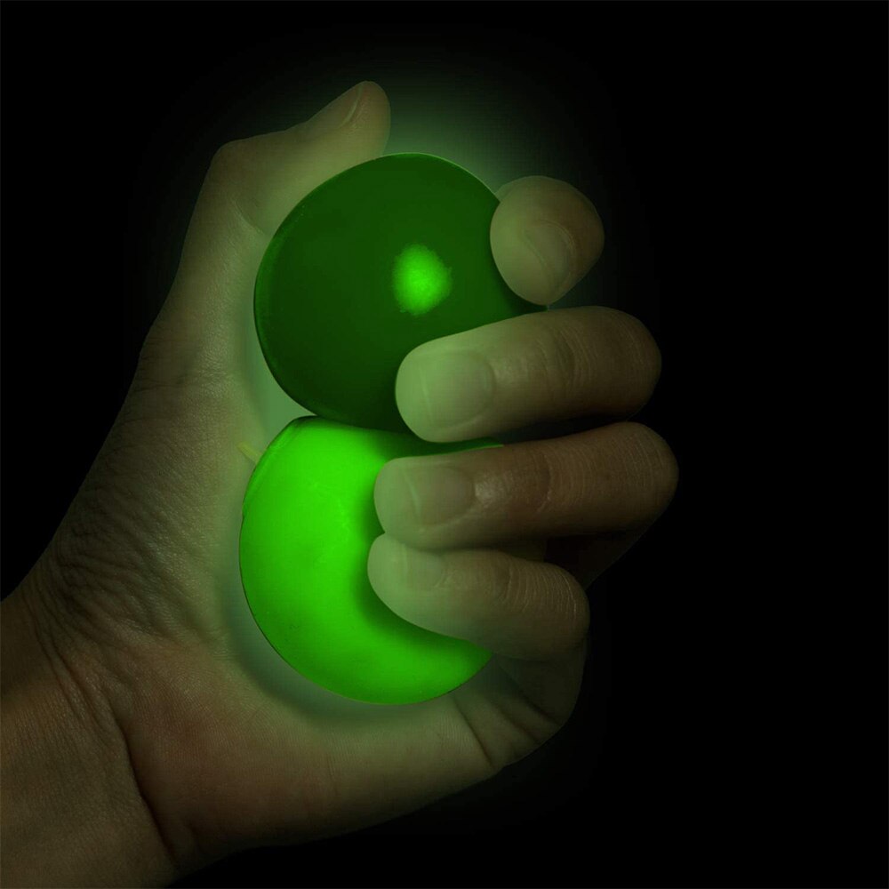 Lichtgevende Stress Ballen Kleverige Doel Bal Voor Plafond Squishies Speelgoed Voor Kinderen Zintuiglijke Squeeze Ballen 8Pcs