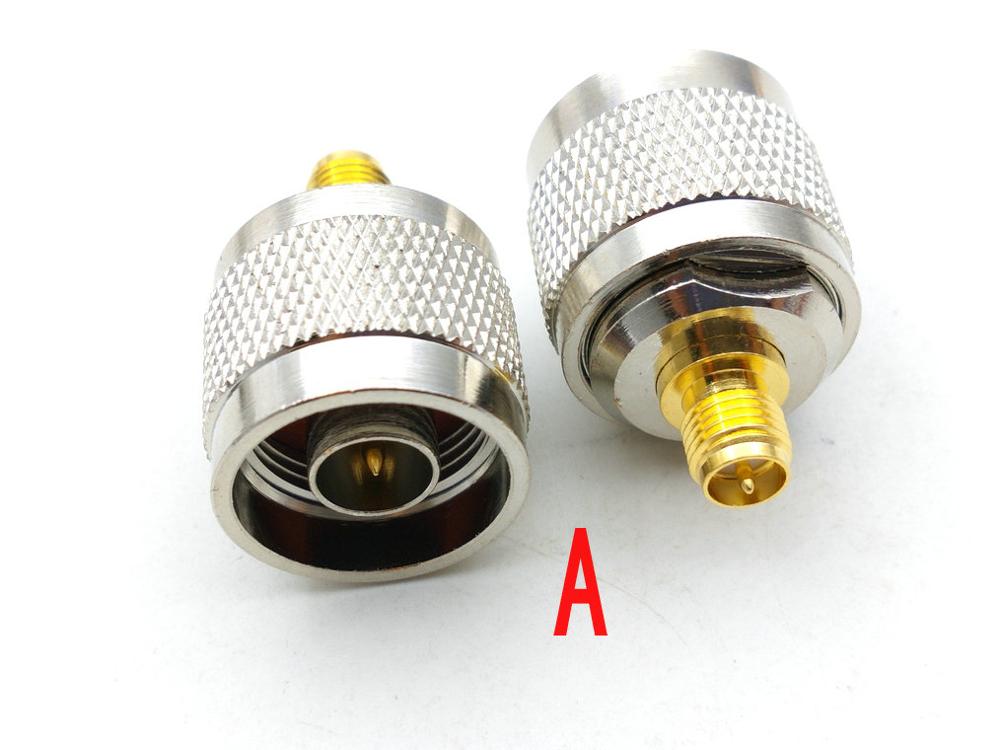 20PCS copper N male plug to SMA CONNECTOR N TO RP-SMA Plug Coaxial Adapter connector: A