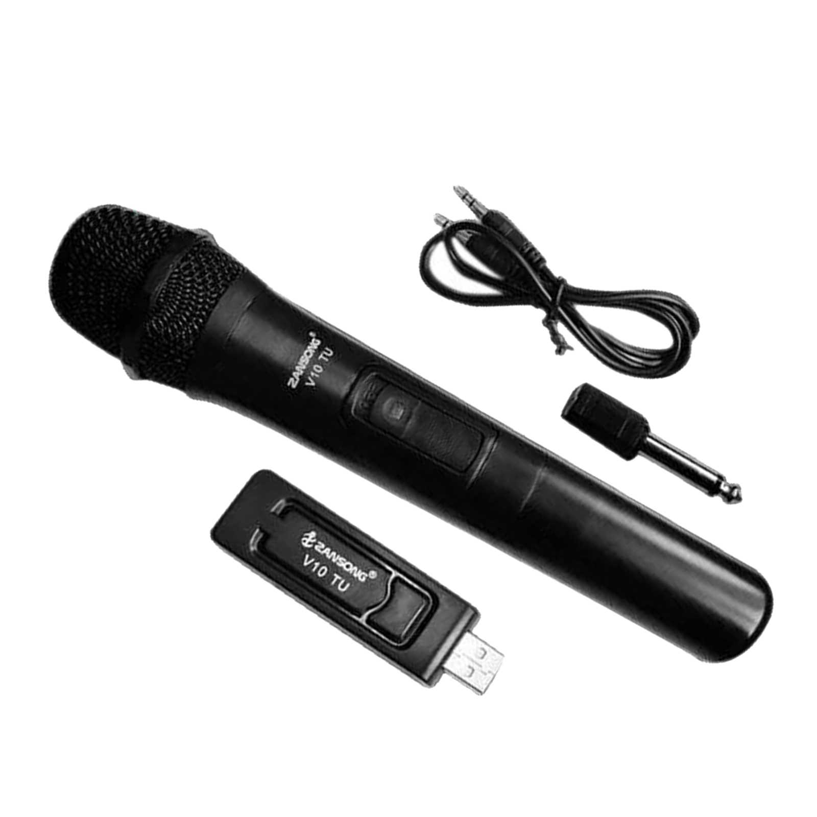 Portable Handheld VHF Wireless Handheld Microphone System with Receiver