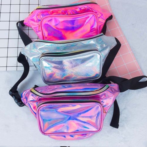 Vrouwen pailletten glitter taille heuptasje riem heuptasje tasje heuptasje messenger handtas opbergzakken